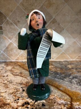 Buyers Choice The Carolers Traditional Teen Boy Caroler Figurine 1999